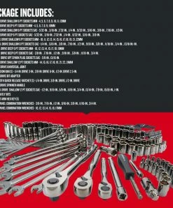 Discount 👍 CRAFTSMAN Mechanics Tool Sets 150-Piece Standard (SAE) and Metric Combination Gunmetal Chrome Mechanics Tool Set (1/4-in; 3/8-in) ⭐ -Craftsman Official Shop 09705260