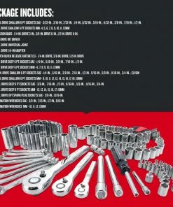 Best reviews of 😀 CRAFTSMAN Mechanics Tool Sets 135-Piece Standard (SAE) and Metric Combination Polished Chrome Mechanics Tool Set (1/4-in; 3/8-in) ⭐ -Craftsman Official Shop 09705262