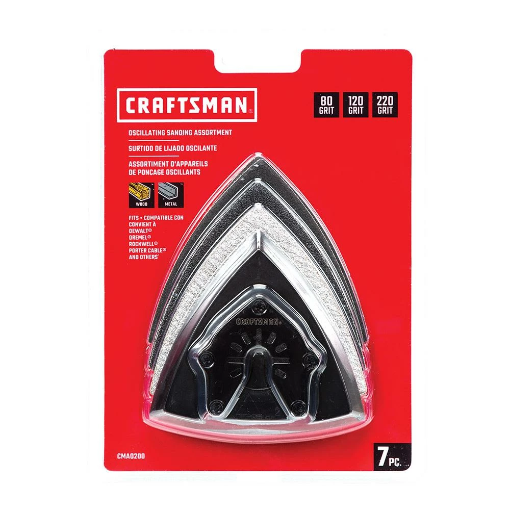 Cheapest β€οΈ CRAFTSMAN Power Tool Sandpaper 7-Piece Multi-grade Pack Sheet;Pad Sandpaper π 2 Cheapest β€οΈ CRAFTSMAN Power Tool Sandpaper 7-Piece Multi-grade Pack Sheet;Pad Sandpaper π - Image 2