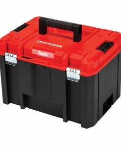 Budget 🧨 CRAFTSMAN Portable Tool Boxes VERSASTACK System 17-in Red Plastic Lockable Tool Box 🤩 -Craftsman Official Shop 09729730