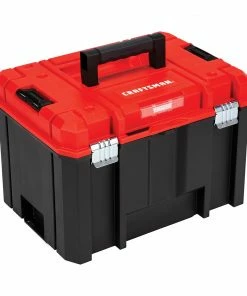 Budget 🧨 CRAFTSMAN Portable Tool Boxes VERSASTACK System 17-in Red Plastic Lockable Tool Box 🤩 -Craftsman Official Shop 09729731
