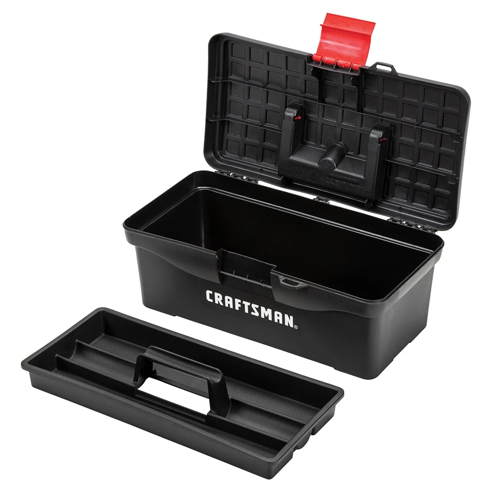 Buy π CRAFTSMAN Portable Tool Boxes 13-in (No Drawer Slides) Red Plastic Lockable Tool Box β 6 Buy π CRAFTSMAN Portable Tool Boxes 13-in (No Drawer Slides) Red Plastic Lockable Tool Box β - Image 6
