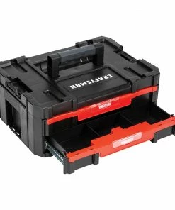 Cheapest 🎉 CRAFTSMAN Portable Tool Boxes VERSASTACK System 17-in 2-Drawer Black Plastic Tool Box 🎁 -Craftsman Official Shop 09729813