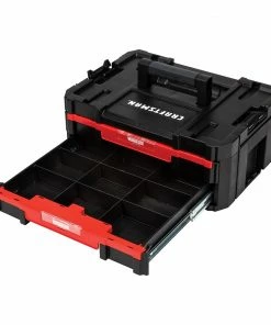 Cheapest 🎉 CRAFTSMAN Portable Tool Boxes VERSASTACK System 17-in 2-Drawer Black Plastic Tool Box 🎁 -Craftsman Official Shop 09729814