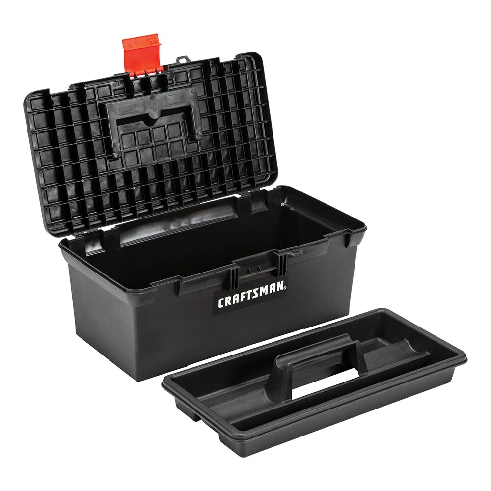 Flash Sale π€© CRAFTSMAN Portable Tool Boxes 16-in Black Plastic Lockable Tool Box π 4 Flash Sale π€© CRAFTSMAN Portable Tool Boxes 16-in Black Plastic Lockable Tool Box π - Image 4