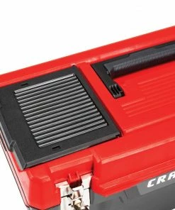 Discount ⌛ CRAFTSMAN Portable Tool Boxes DIY 20-in Red Plastic Lockable Tool Box 👏 -Craftsman Official Shop 09729831