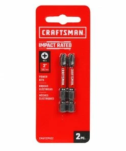 Hot Sale ✔️ CRAFTSMAN Impact Driver Bits Impact-Rated 2-Piece 1/4-in x 2-in Phillips Impact Driver Bit 💯 -Craftsman Official Shop 09734970