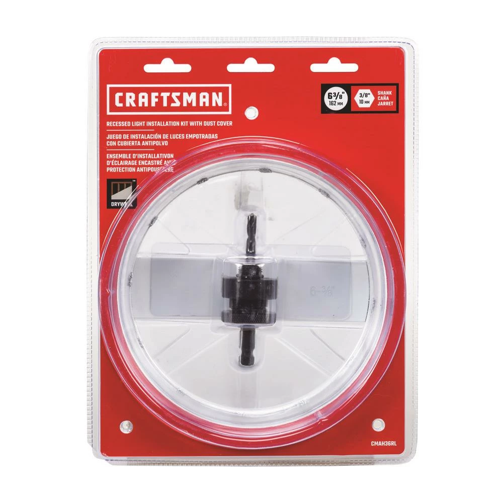 Buy π CRAFTSMAN Hole Saws & Kits 6-in Carbide-Grit Arbored Recessed Lighting Hole Saw π 3 Buy π CRAFTSMAN Hole Saws & Kits 6-in Carbide-Grit Arbored Recessed Lighting Hole Saw π - Image 3