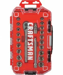 Cheapest β CRAFTSMAN Mechanics Tool Sets 22-Piece Standard (SAE) and Metric Combination Gunmetal Chrome Mechanics Tool Set (3/8-in) 𧨠15 Cheapest β CRAFTSMAN Mechanics Tool Sets 22-Piece Standard (SAE) and Metric Combination Gunmetal Chrome Mechanics Tool Set (3/8-in) 𧨠-Craftsman Official Shop 09736805