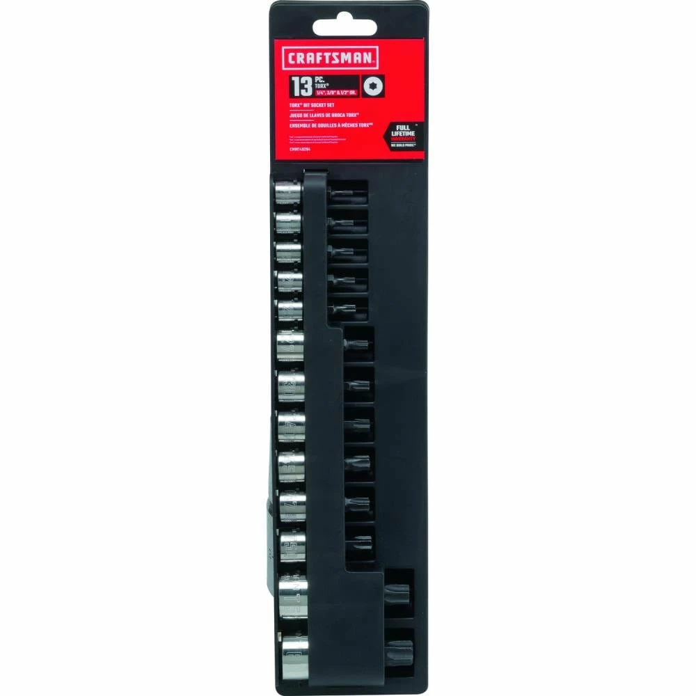 Deals β€οΈ CRAFTSMAN Driver Sockets & Sets 13-Piece 1/4-in; 3/8-in Drive Set Torx Bit Torx Driver Socket Set π 2 Deals β€οΈ CRAFTSMAN Driver Sockets & Sets 13-Piece 1/4-in; 3/8-in Drive Set Torx Bit Torx Driver Socket Set π - Image 2