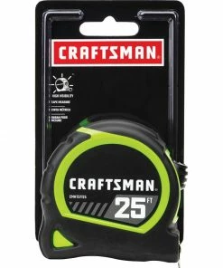 Outlet ✔️ CRAFTSMAN Tape Measures HI-VIS 25-ft Tape Measure 🔥 -Craftsman Official Shop 09744399
