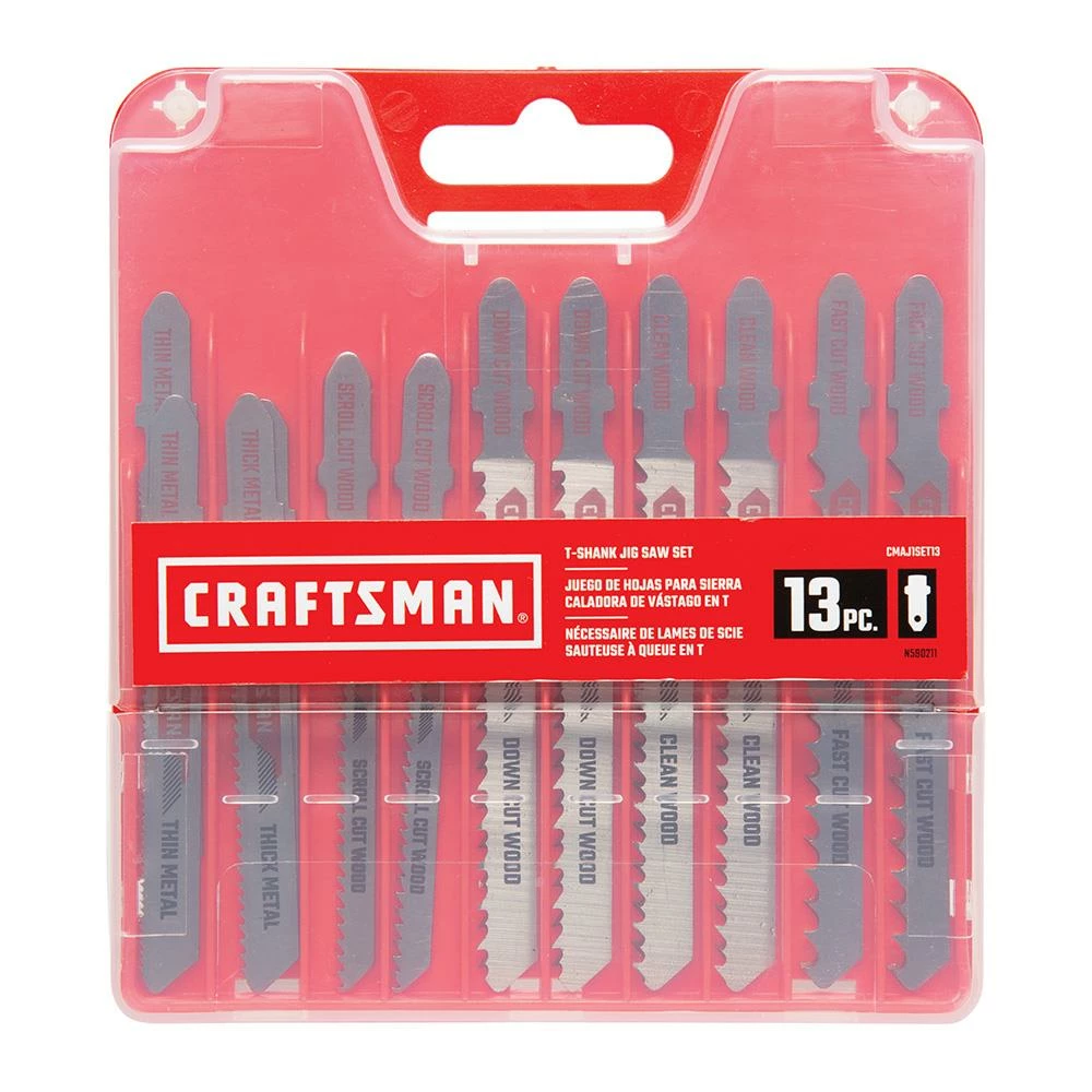 Best deal π CRAFTSMAN Jigsaw Blades 13-Pack Set T-shank High-carbon Steel Jigsaw Blade Set π 4 Best deal π CRAFTSMAN Jigsaw Blades 13-Pack Set T-shank High-carbon Steel Jigsaw Blade Set π - Image 4