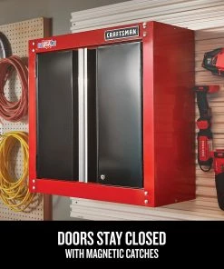 Promo ✨ CRAFTSMAN Garage Cabinets 2000 28-in W x 28-in H x 12-in D Steel Wall-mounted Garage Cabinet 👏 -Craftsman Official Shop 09748268