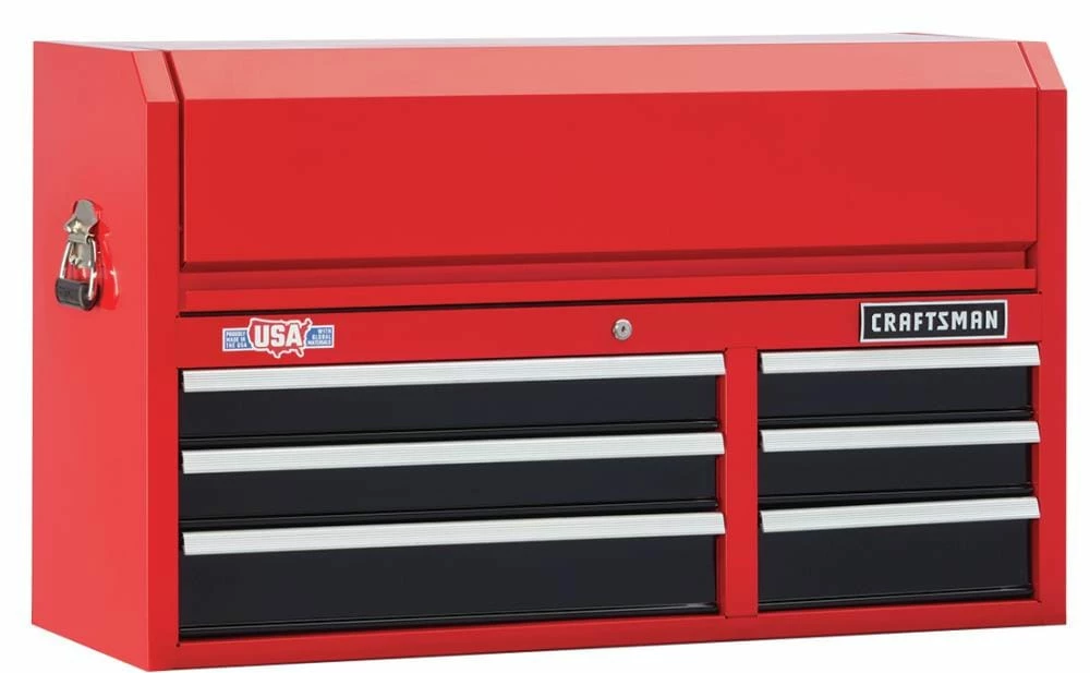 New π CRAFTSMAN Top Tool Chests 2000 Series 40.5-in W x 24.5-in H 6-Drawer Steel Tool Chest (Red) π 15 New π CRAFTSMAN Top Tool Chests 2000 Series 40.5-in W x 24.5-in H 6-Drawer Steel Tool Chest (Red) π - Image 15