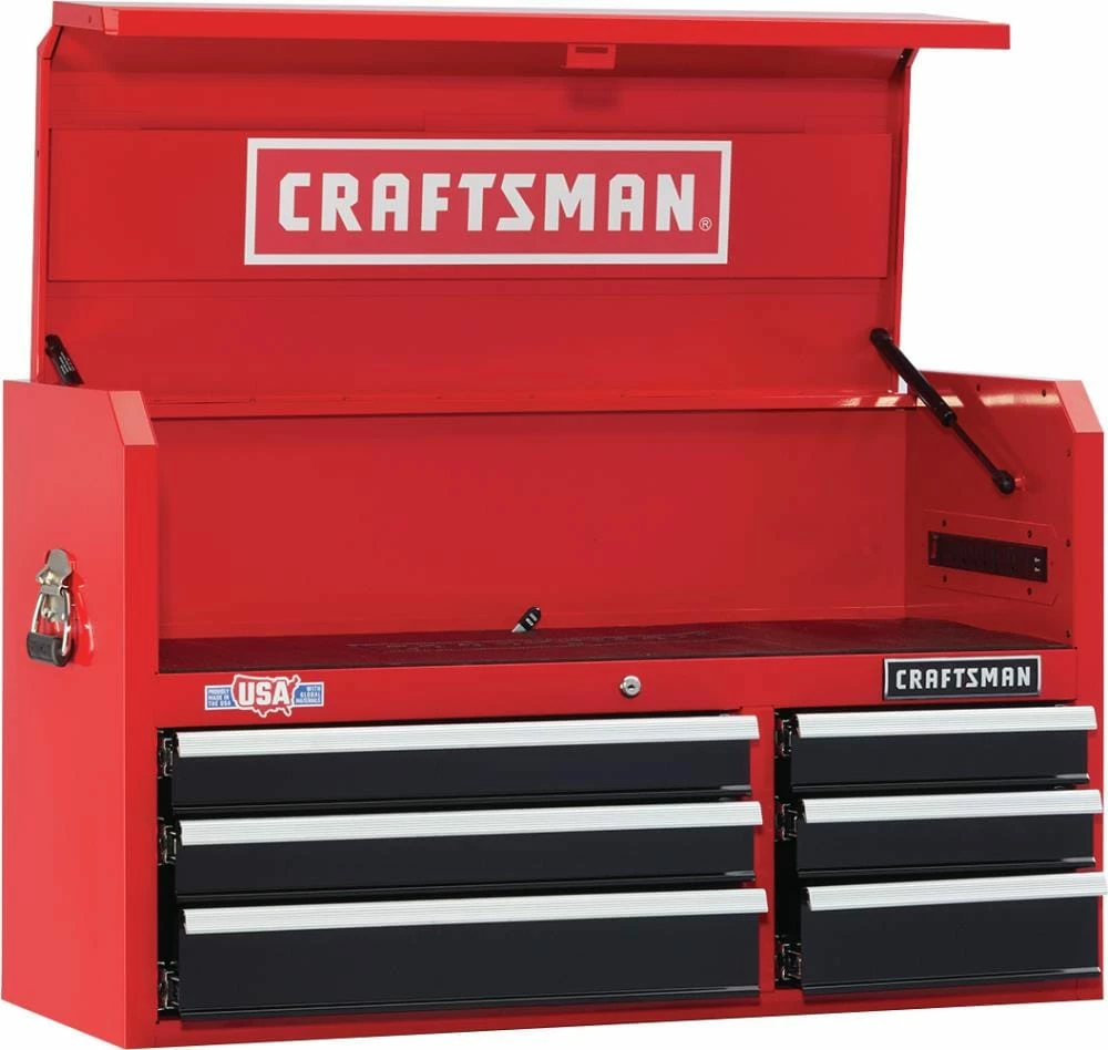 New π CRAFTSMAN Top Tool Chests 2000 Series 40.5-in W x 24.5-in H 6-Drawer Steel Tool Chest (Red) π 14 New π CRAFTSMAN Top Tool Chests 2000 Series 40.5-in W x 24.5-in H 6-Drawer Steel Tool Chest (Red) π - Image 14
