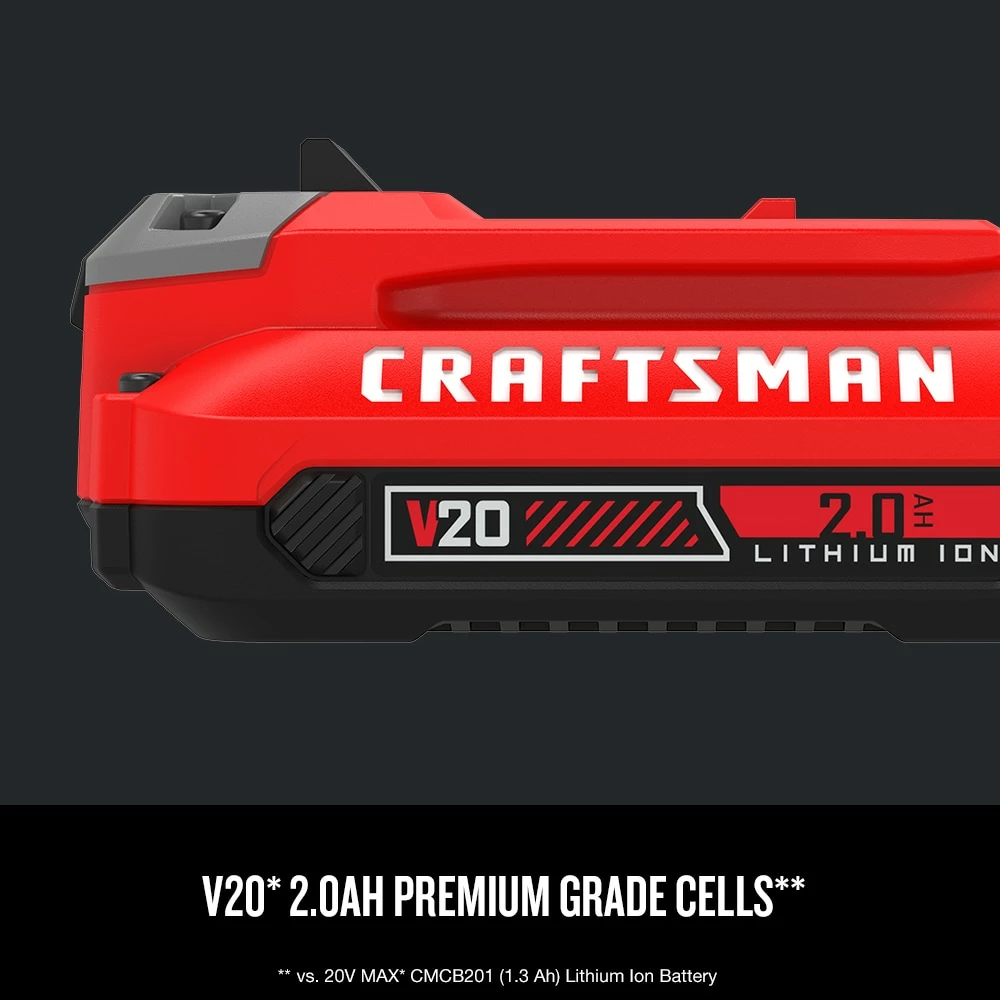 Deals π CRAFTSMAN Power Tool Batteries & Chargers V20 20-Volt Max 2-Pack 2 Amp-Hour Lithium Power Tool Battery Kit (Charger Included) β€οΈ 5 Deals π CRAFTSMAN Power Tool Batteries & Chargers V20 20-Volt Max 2-Pack 2 Amp-Hour Lithium Power Tool Battery Kit (Charger Included) β€οΈ - Image 5