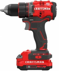 Top 10 💯 CRAFTSMAN Drills V20 20-volt Max 1/2-in Brushless Cordless Drill (2-Batteries Included and Charger Included) ⭐ -Craftsman Official Shop 09890354
