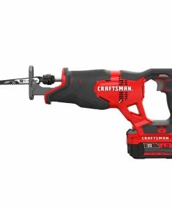 Discount 🔥 CRAFTSMAN Reciprocating Saws V20 20-volt Max Variable Speed Cordless Reciprocating Saw (Charger Included and Battery Included) 🛒 -Craftsman Official Shop 09896296
