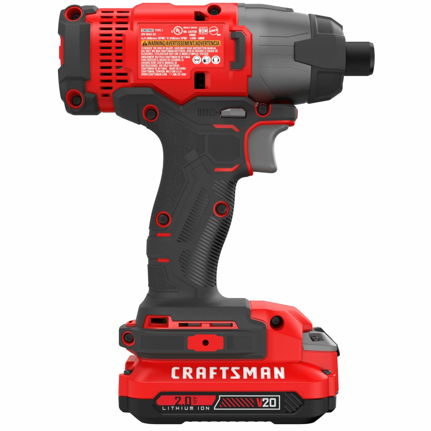 Best deal π CRAFTSMAN Impact Drivers V20 20-volt Max Variable Speed Cordless Impact Driver (2-Batteries Included) π― 13 Best deal π CRAFTSMAN Impact Drivers V20 20-volt Max Variable Speed Cordless Impact Driver (2-Batteries Included) π― - Image 13