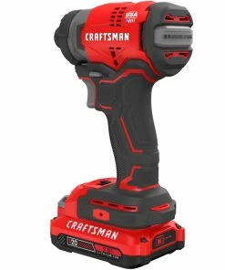 Discount 😀 CRAFTSMAN Impact Drivers V20 20-volt Max Variable Speed Brushless Cordless Impact Driver (2-Batteries Included) 👍 -Craftsman Official Shop 09900608