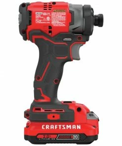 Discount 😀 CRAFTSMAN Impact Drivers V20 20-volt Max Variable Speed Brushless Cordless Impact Driver (2-Batteries Included) 👍 -Craftsman Official Shop 09900609