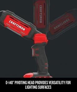 Buy 😀 CRAFTSMAN Power Tool Flashlights V20 20-Volt Max 700-Lumen LED Rechargeable Power Tool Flashlight 👏 -Craftsman Official Shop 09909722