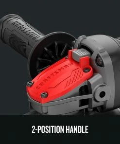 Outlet ✨ CRAFTSMAN Angle Grinders 4.5-in 7.5 Amps Paddle Switch Corded Angle Grinder 🌟 -Craftsman Official Shop 09909730
