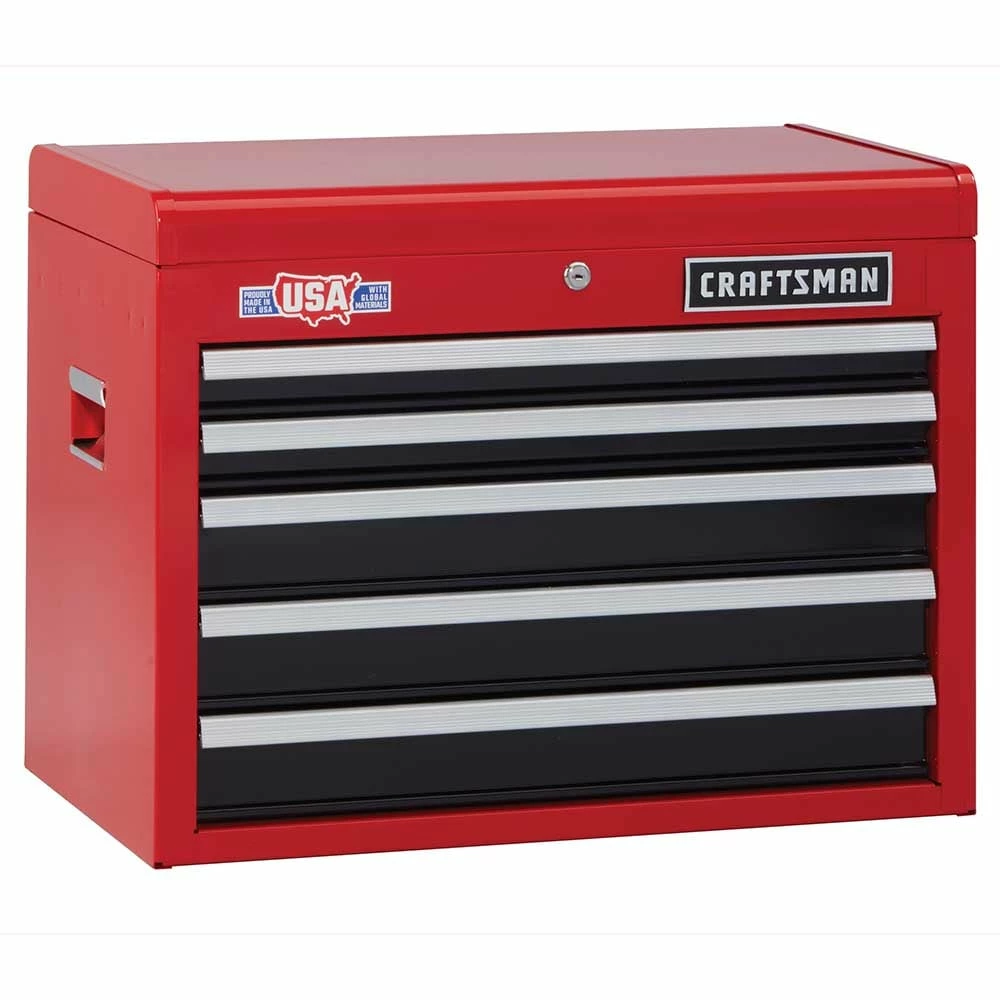 Buy π CRAFTSMAN Top Tool Chests 2000 Series 26-in W x 19.75-in H 5-Drawer Steel Tool Chest (Red) βοΈ 7 Buy π CRAFTSMAN Top Tool Chests 2000 Series 26-in W x 19.75-in H 5-Drawer Steel Tool Chest (Red) βοΈ - Image 7
