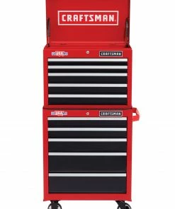 Outlet 🎉 CRAFTSMAN Bottom Tool Cabinets 2000 Series 26.5-in W x 34-in H 5-Drawer Steel Rolling Tool Cabinet (Red) 😍 -Craftsman Official Shop 09985704 scaled