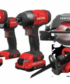 Best reviews of 👍 CRAFTSMAN Power Tool Combo Kits V20 6-Tool 20-Volt Max Power Tool Combo Kit with Soft Case (2-Batteries Included and Charger Included) ✨ -Craftsman Official Shop 09986186