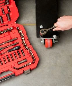 Discount 👍 CRAFTSMAN Mechanics Tool Sets 150-Piece Standard (SAE) and Metric Combination Gunmetal Chrome Mechanics Tool Set (1/4-in; 3/8-in) ⭐ -Craftsman Official Shop 10053554