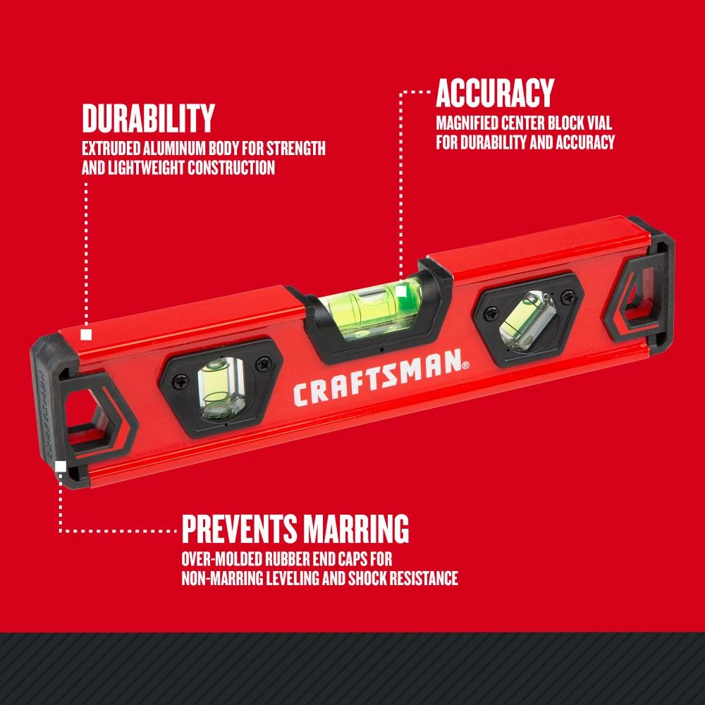 Flash Sale π CRAFTSMAN Levels 9-in Magnetic Torpedo Level βοΈ 2 Flash Sale π CRAFTSMAN Levels 9-in Magnetic Torpedo Level βοΈ - Image 2
