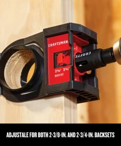 Outlet ⌛ CRAFTSMAN Hole Saws & Kits 6-Piece Set Bi-metal Arbored Adjustable Door Lock Kit Set 💯 -Craftsman Official Shop 10158977