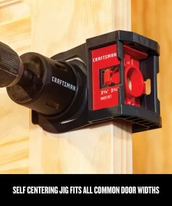 Outlet ⌛ CRAFTSMAN Hole Saws & Kits 6-Piece Set Bi-metal Arbored Adjustable Door Lock Kit Set 💯 -Craftsman Official Shop 10158978