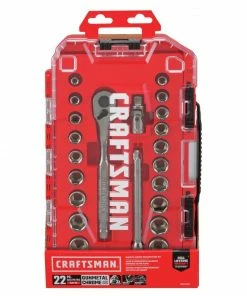 Cheapest β CRAFTSMAN Mechanics Tool Sets 22-Piece Standard (SAE) and Metric Combination Gunmetal Chrome Mechanics Tool Set (3/8-in) 𧨠16 Cheapest β CRAFTSMAN Mechanics Tool Sets 22-Piece Standard (SAE) and Metric Combination Gunmetal Chrome Mechanics Tool Set (3/8-in) 𧨠-Craftsman Official Shop 10160494