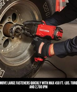 Promo 🛒 CRAFTSMAN Impact Wrenches 7.5 Amps Variable Speed 1/2-in Drive Corded Impact Wrench (Tool Only) 🔔 -Craftsman Official Shop 10216067