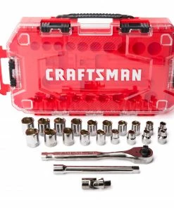 Cheapest β CRAFTSMAN Mechanics Tool Sets 22-Piece Standard (SAE) and Metric Combination Gunmetal Chrome Mechanics Tool Set (3/8-in) 𧨠11 Cheapest β CRAFTSMAN Mechanics Tool Sets 22-Piece Standard (SAE) and Metric Combination Gunmetal Chrome Mechanics Tool Set (3/8-in) 𧨠-Craftsman Official Shop 10266788