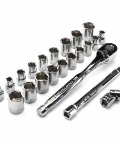 Cheapest β CRAFTSMAN Mechanics Tool Sets 22-Piece Standard (SAE) and Metric Combination Gunmetal Chrome Mechanics Tool Set (3/8-in) 𧨠13 Cheapest β CRAFTSMAN Mechanics Tool Sets 22-Piece Standard (SAE) and Metric Combination Gunmetal Chrome Mechanics Tool Set (3/8-in) 𧨠-Craftsman Official Shop 10266790