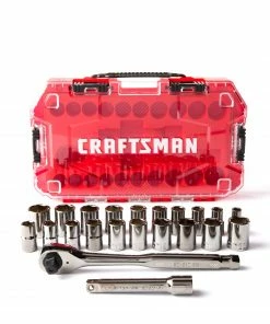 Wholesale ✔️ CRAFTSMAN Mechanics Tool Sets 22-Piece Standard (SAE) and Metric Combination Gunmetal Chrome Mechanics Tool Set 🎁 -Craftsman Official Shop 10266793