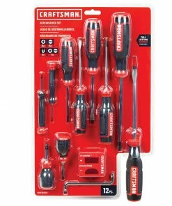 Promo 🌟 CRAFTSMAN Screwdrivers 12-Piece Bi-material Handle Set Screwdriver Set 🧨 -Craftsman Official Shop 10383575