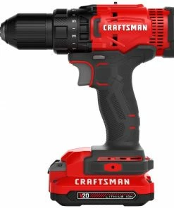 Flash Sale 🧨 CRAFTSMAN Drills V20 20-volt Max 1/2-in Cordless Drill (1-Battery Included and Charger Included) 👍 -Craftsman Official Shop 10399010