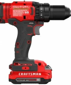 Flash Sale 🧨 CRAFTSMAN Drills V20 20-volt Max 1/2-in Cordless Drill (1-Battery Included and Charger Included) 👍 -Craftsman Official Shop 10421945