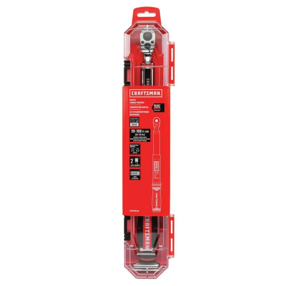 Best Sale β CRAFTSMAN Torque Wrenches 3/8-in Drive Digital Torque Wrench (20-ft lb to 100-ft lb) π 5 Best Sale β CRAFTSMAN Torque Wrenches 3/8-in Drive Digital Torque Wrench (20-ft lb to 100-ft lb) π - Image 5