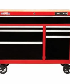 Best deal 🤩 CRAFTSMAN Bottom Tool Cabinets 2000 Series 41-in W x 35-in H 7-Drawer Steel Rolling Tool Cabinet (Red) 🔥