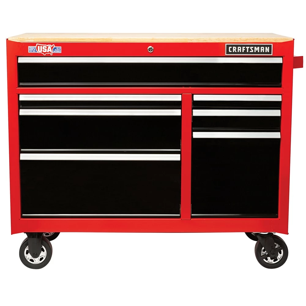 Best deal π€© CRAFTSMAN Bottom Tool Cabinets 2000 Series 41-in W x 35-in H 7-Drawer Steel Rolling Tool Cabinet (Red) π₯ 1 Best deal π€© CRAFTSMAN Bottom Tool Cabinets 2000 Series 41-in W x 35-in H 7-Drawer Steel Rolling Tool Cabinet (Red) π₯
