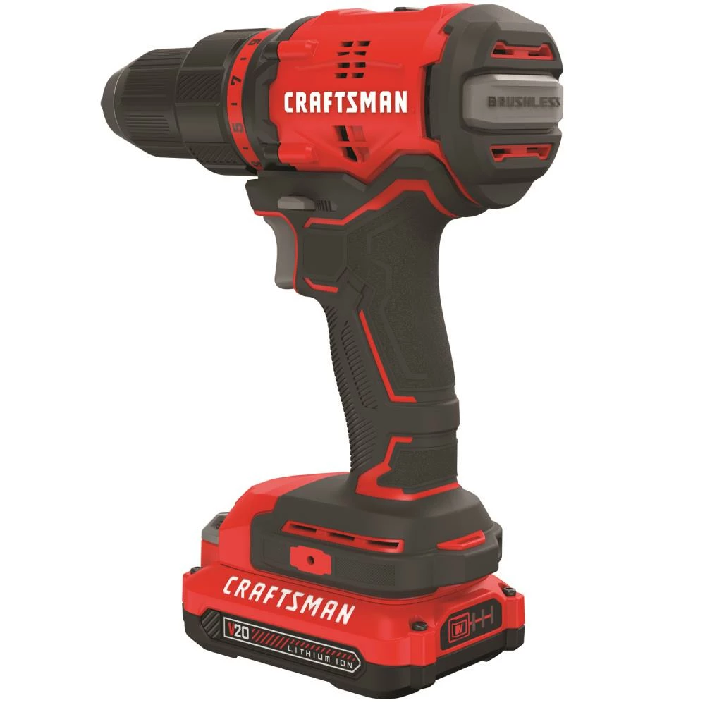 Promo ⭐ CRAFTSMAN Drills V20 20-volt Max 1/2-in Brushless Cordless Drill (1-Battery Included and Charger Included) ⌛ 10 Promo ⭐ CRAFTSMAN Drills V20 20-volt Max 1/2-in Brushless Cordless Drill (1-Battery Included and Charger Included) ⌛ - Image 10