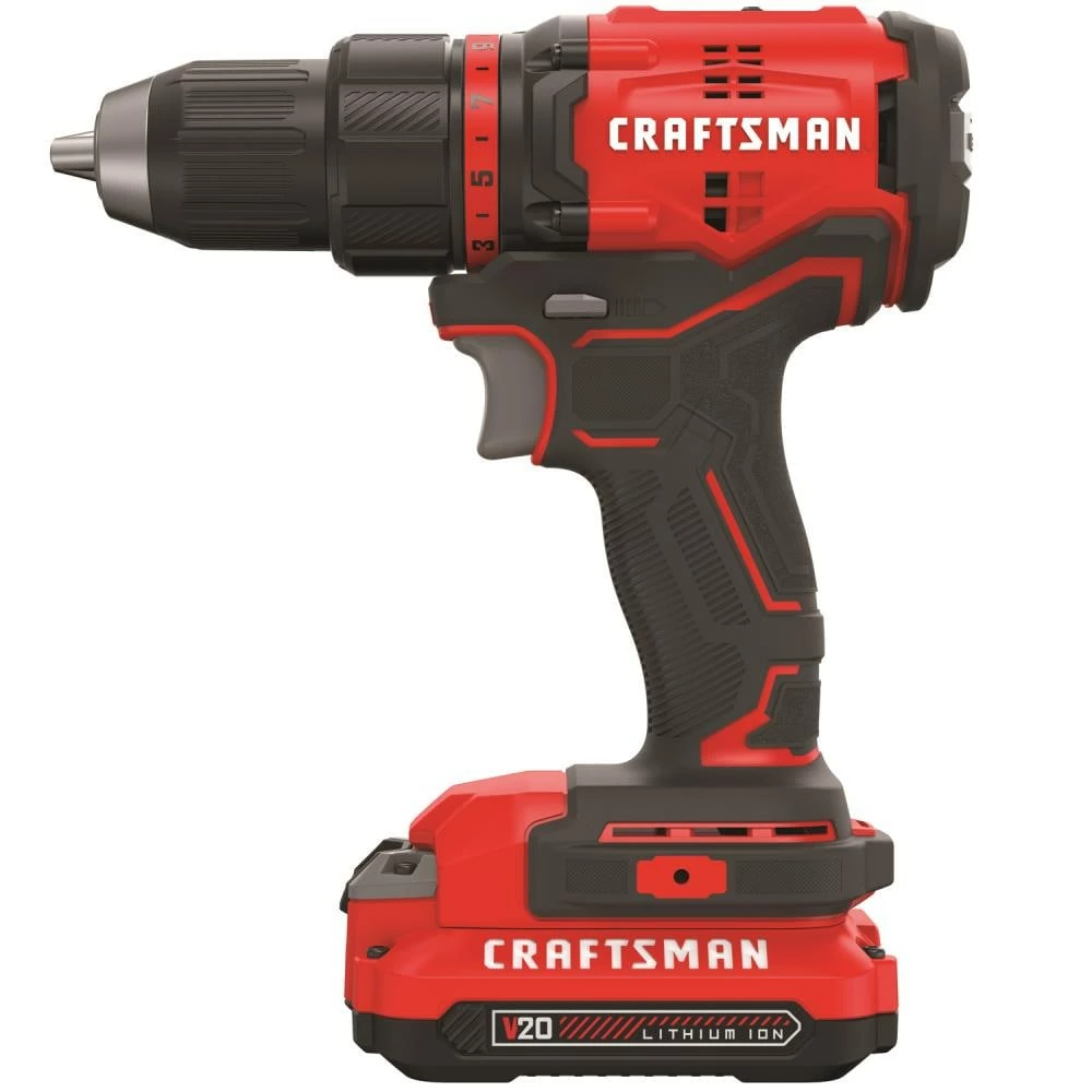 Promo ⭐ CRAFTSMAN Drills V20 20-volt Max 1/2-in Brushless Cordless Drill (1-Battery Included and Charger Included) ⌛ 7 Promo ⭐ CRAFTSMAN Drills V20 20-volt Max 1/2-in Brushless Cordless Drill (1-Battery Included and Charger Included) ⌛ - Image 7