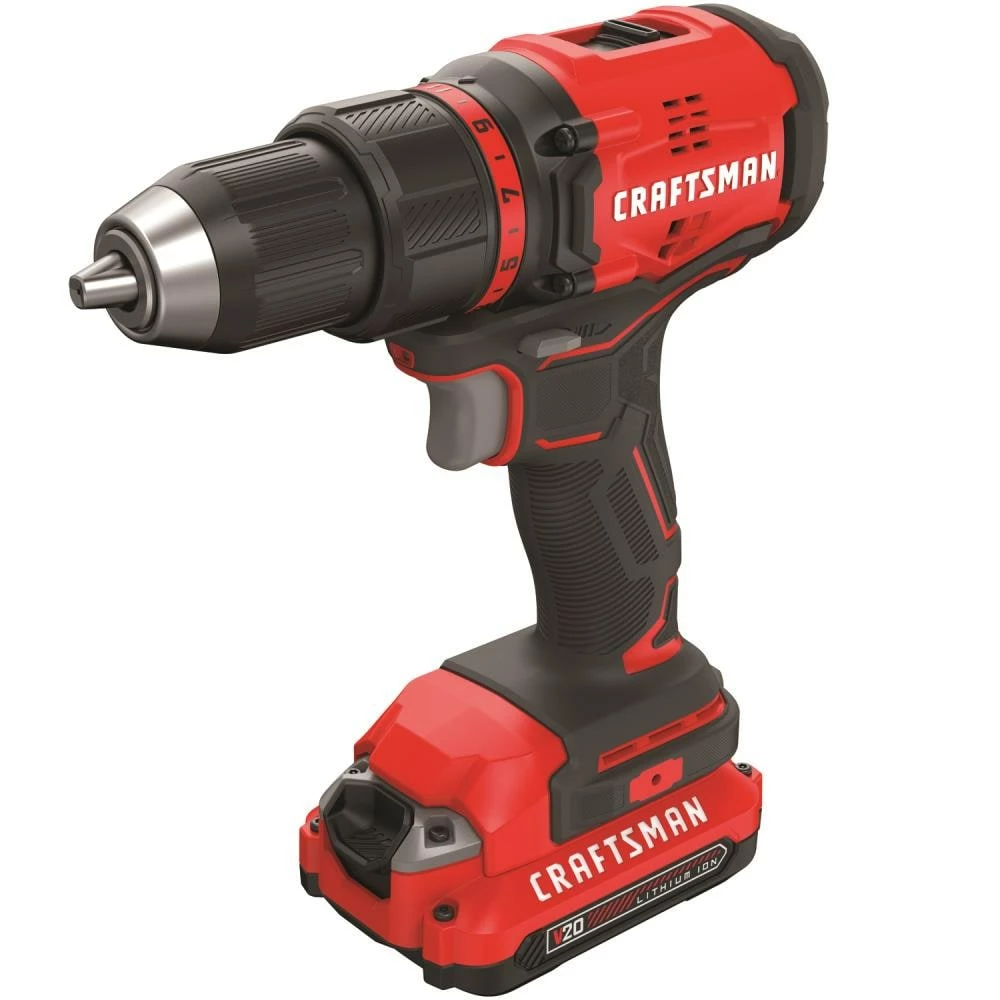 Promo ⭐ CRAFTSMAN Drills V20 20-volt Max 1/2-in Brushless Cordless Drill (1-Battery Included and Charger Included) ⌛ 8 Promo ⭐ CRAFTSMAN Drills V20 20-volt Max 1/2-in Brushless Cordless Drill (1-Battery Included and Charger Included) ⌛ - Image 8