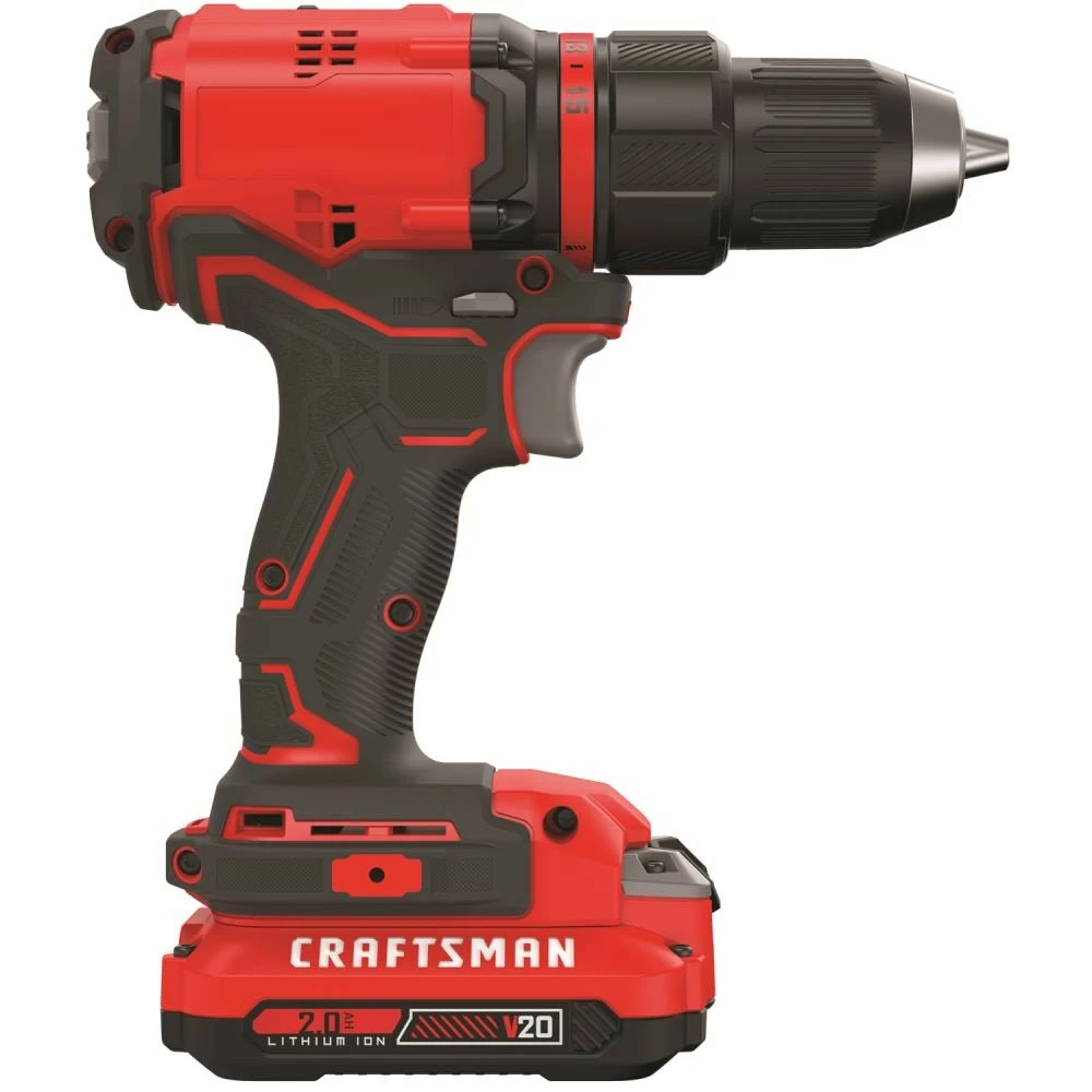 Promo ⭐ CRAFTSMAN Drills V20 20-volt Max 1/2-in Brushless Cordless Drill (1-Battery Included and Charger Included) ⌛ 9 Promo ⭐ CRAFTSMAN Drills V20 20-volt Max 1/2-in Brushless Cordless Drill (1-Battery Included and Charger Included) ⌛ - Image 9
