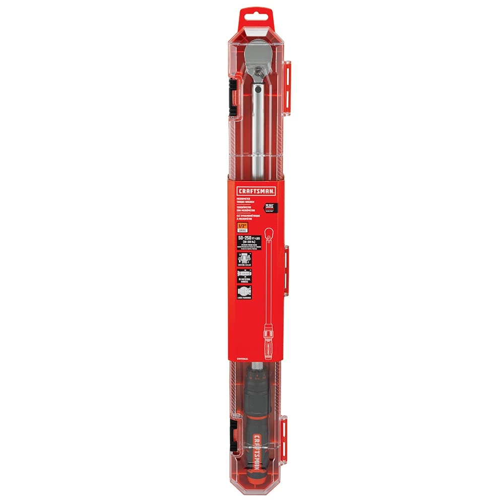 Hot Sale π CRAFTSMAN Torque Wrenches 1/2-in Drive Click Torque Wrench (50-ft lb to 250-ft lb) π 4 Hot Sale π CRAFTSMAN Torque Wrenches 1/2-in Drive Click Torque Wrench (50-ft lb to 250-ft lb) π - Image 4